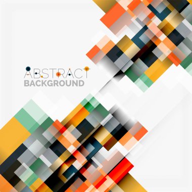 Soyut engeller şablon tasarım arka plan, beyaz, basit geometrik şekiller düz çizgiler ve dikdörtgenler