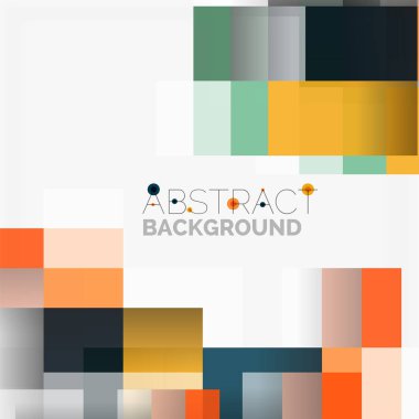 Soyut engeller şablon tasarım arka plan, beyaz, basit geometrik şekiller düz çizgiler ve dikdörtgenler