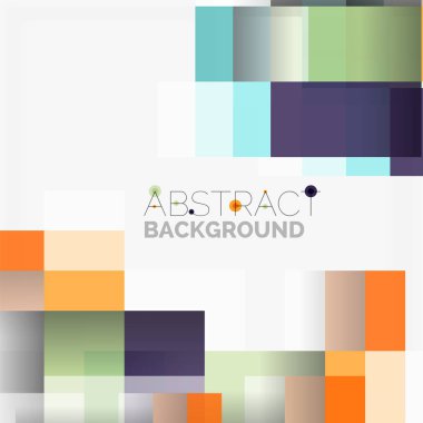 Soyut engeller şablon tasarım arka plan, beyaz, basit geometrik şekiller düz çizgiler ve dikdörtgenler