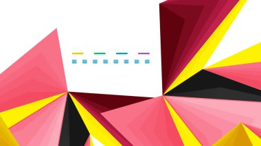 Modern üçgen sunu şablonu