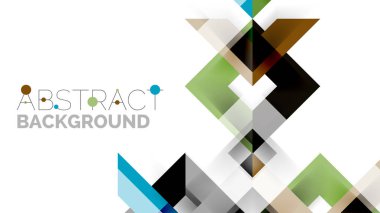 İş tanıtımı geometrik şablonu