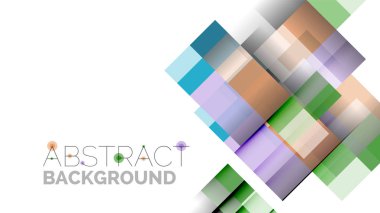 İş tanıtımı geometrik şablonu