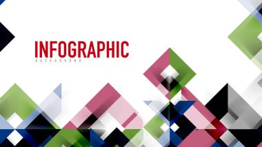 İş tanıtımı geometrik şablonu