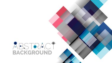 İş tanıtımı geometrik şablonu