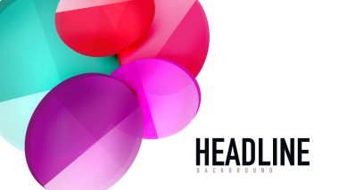 Modern geometrik sunum arka plan