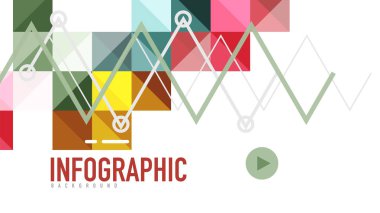 Modern geometrik sunum arka plan