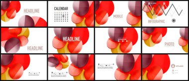 Modern geometrik sunum arka plan