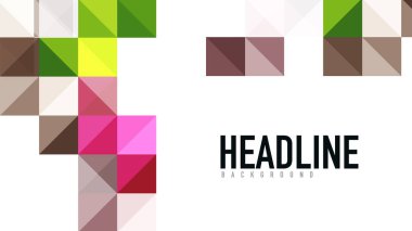 Modern geometrik sunum arka plan