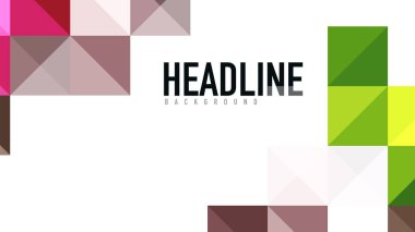 Modern geometrik sunum arka plan