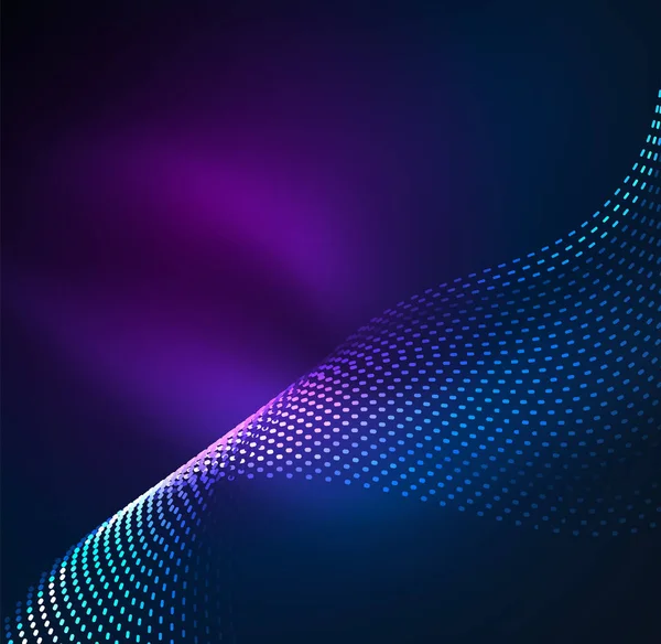 Vektör dalga parçacıklar arka plan