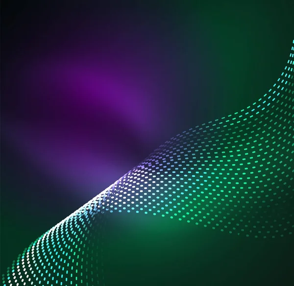 Vektör dalga parçacıklar arka plan