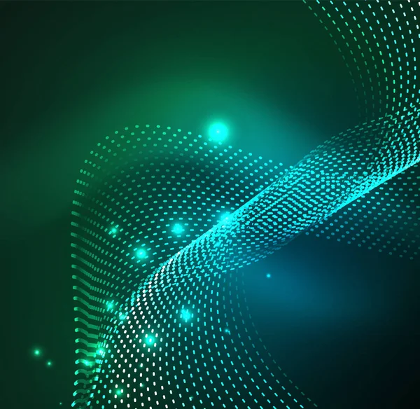 Vektör dalga parçacıklar arka plan