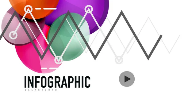 Moderne geometrische Präsentationshintergründe — Stockvektor