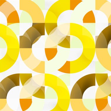 Modern geometrik desen tasarım gri arka plan üzerinde renkli halkalar