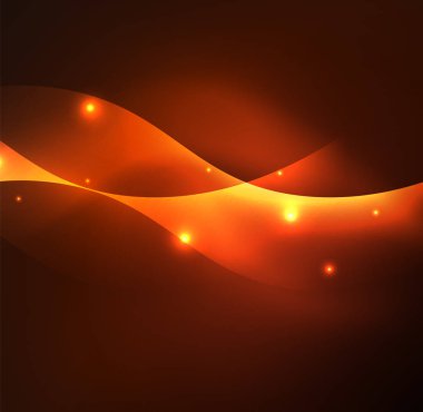 Neon ışıklı dalgalar