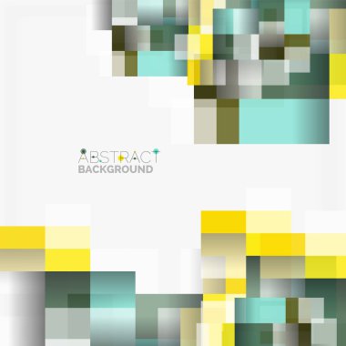 Soyut engeller şablon tasarım arka plan, beyaz, basit geometrik şekiller düz çizgiler ve dikdörtgenler