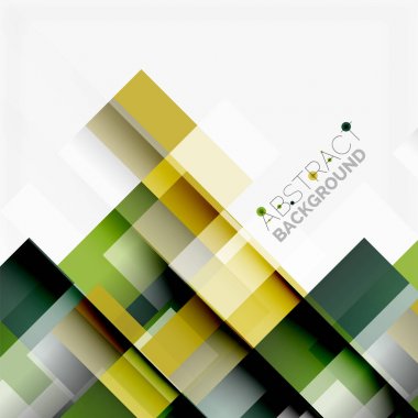 Soyut engeller şablon tasarım arka plan, beyaz, basit geometrik şekiller düz çizgiler ve dikdörtgenler