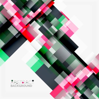 Soyut engeller şablon tasarım arka plan, beyaz, basit geometrik şekiller düz çizgiler ve dikdörtgenler