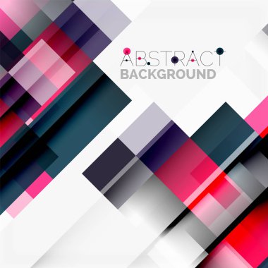 Soyut engeller şablon tasarım arka plan, beyaz, basit geometrik şekiller düz çizgiler ve dikdörtgenler