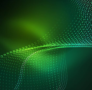 Vektör dalga parçacıklar arka plan