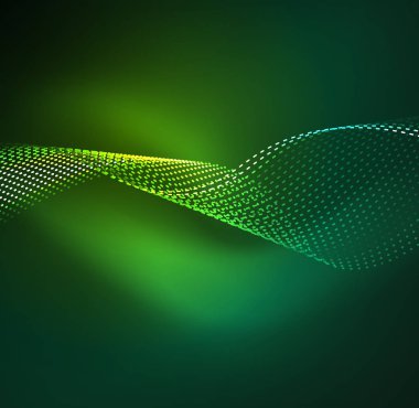 Vektör dalga parçacıklar arka plan