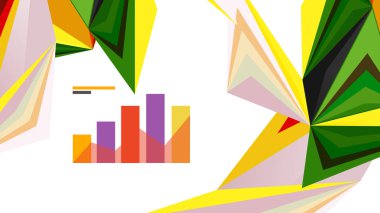 Modern üçgen sunu şablonu