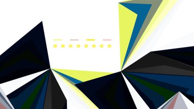 Modern üçgen sunu şablonu