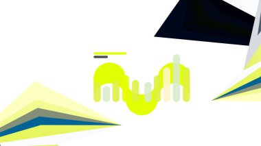 Modern üçgen sunu şablonu