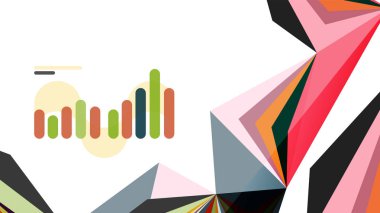 Modern üçgen sunu şablonu