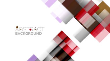 İş tanıtımı geometrik şablonu