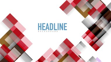 İş tanıtımı geometrik şablonu