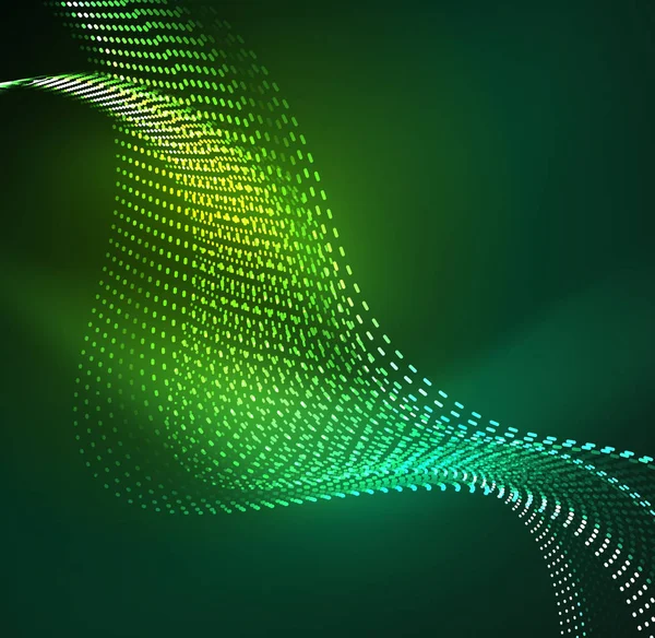 Vektör dalga parçacıklar arka plan