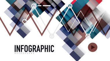 İş tanıtımı geometrik şablonu