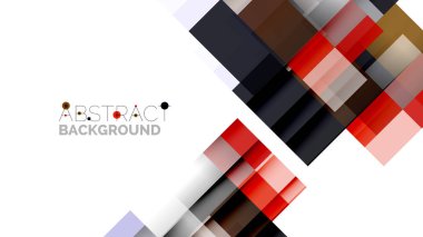 İş tanıtımı geometrik şablonu