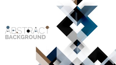 İş tanıtımı geometrik şablonu