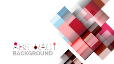 İş tanıtımı geometrik şablonu