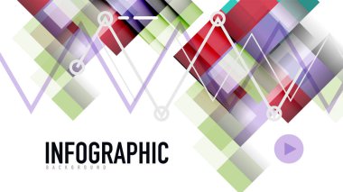 İş tanıtımı geometrik şablonu