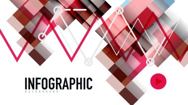 İş tanıtımı geometrik şablonu