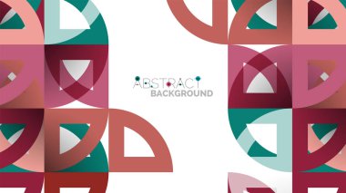 İş tanıtımı geometrik şablonu