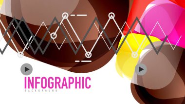 Modern geometrik sunum arka plan
