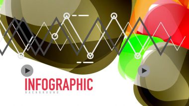 Modern geometrik sunum arka plan