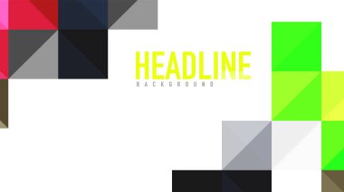 Modern geometrik sunum arka plan