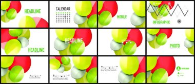 Modern geometrik sunum arka plan