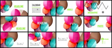 Modern geometrik sunum arka plan