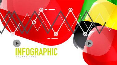Modern geometrik sunum arka plan