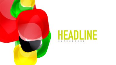 Modern geometrik sunum arka plan