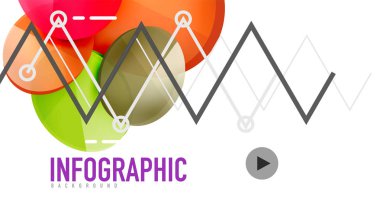 Modern geometrik sunum arka plan