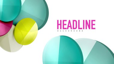 Modern geometrik sunum arka plan