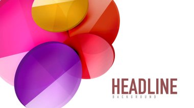 Modern geometrik sunum arka plan