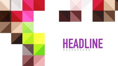 Modern geometrik sunum arka plan